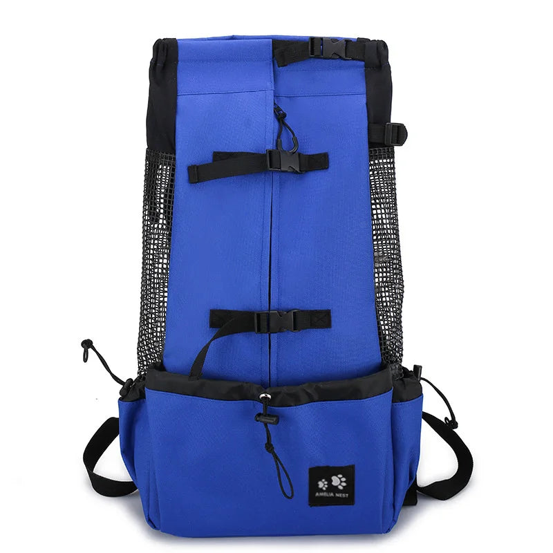 Strong Nylon Dog Carrier Backpack for Small Medium Dogs High Quality Breathable Cycling Backpack for Outdoor Travel Pet Supplies