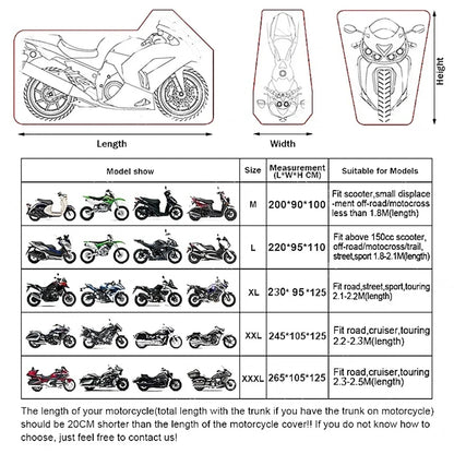 Motorcycle Water Proof Cover