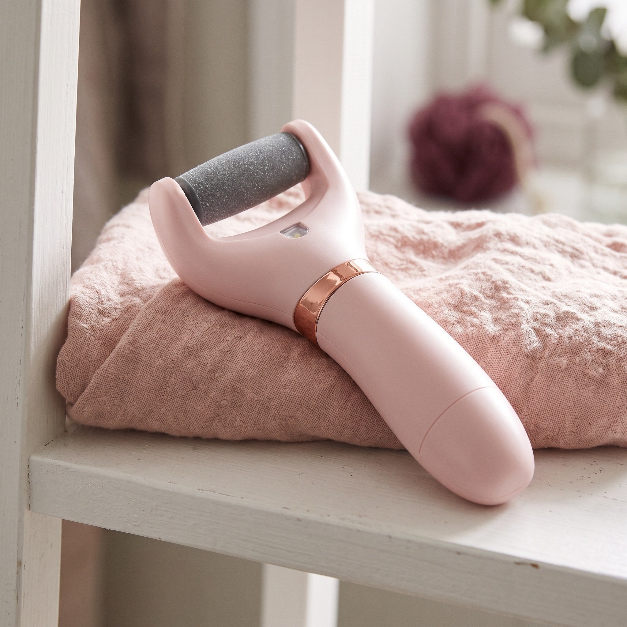 Pink Bare Sunday electric foot file for dry heels