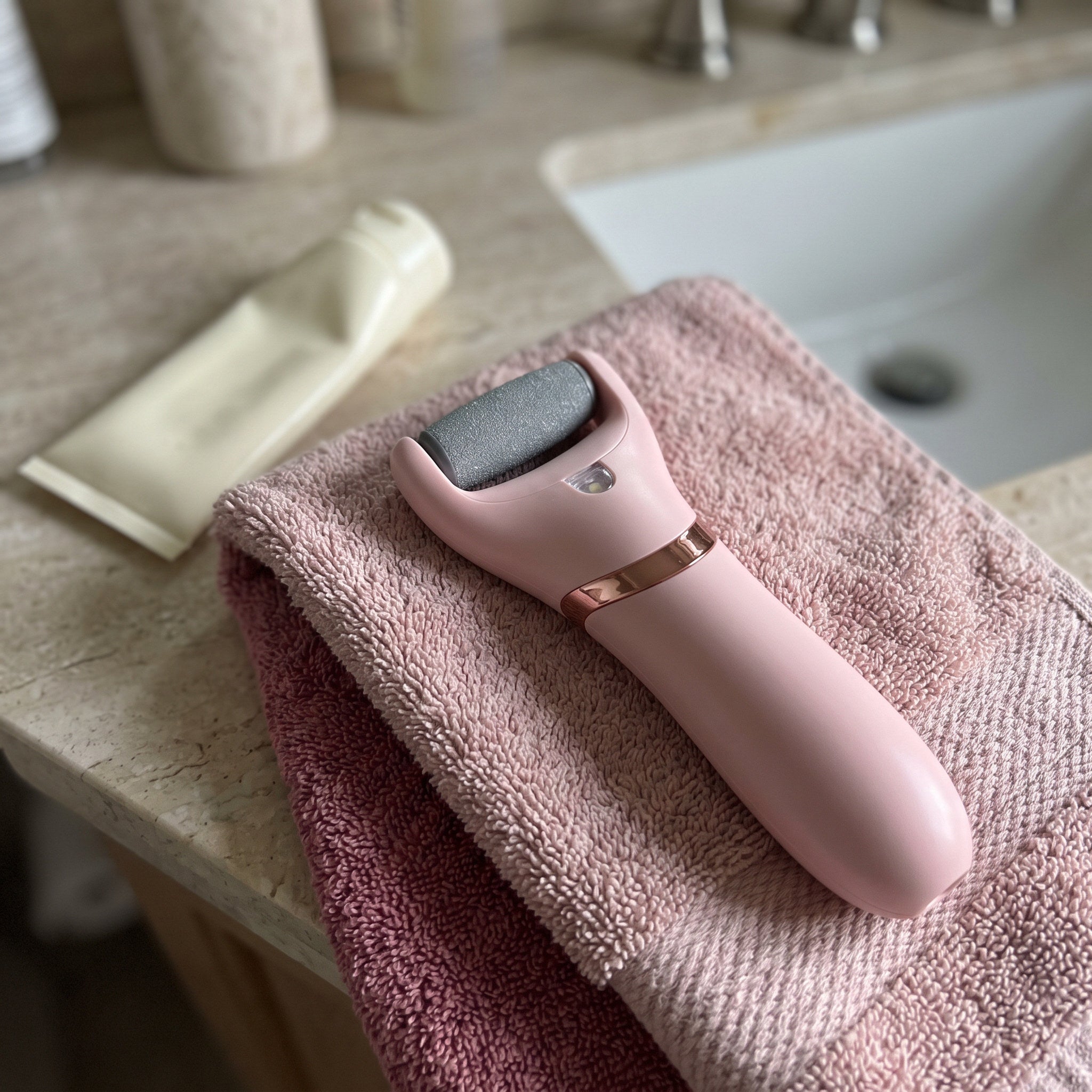 Bare Sunday Dry On A Folded Bathroom Towel